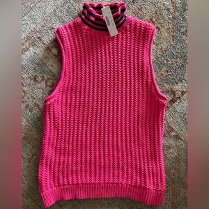 NWT J Crew pink sleeveless sweater